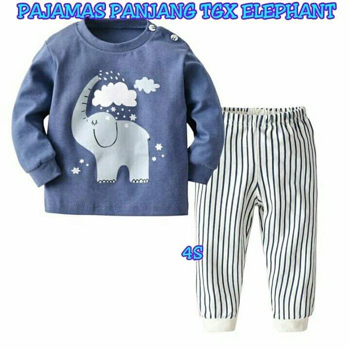 Gambar PAJAMAS PANJANG TGX ELEPHANT dari 4seasons babyshop Kota Surabaya Tokopedia