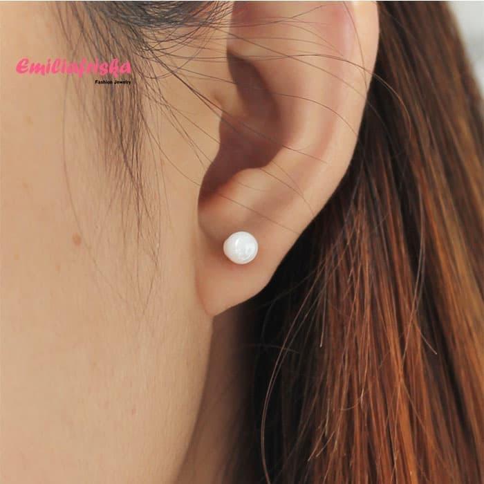 Gambar ANTING TUSUK MUTIARA 3 UKURAN PERHIASAN KOREA AKSESORIS MURAH dari Toko Aksesoris Wanita Kota Bandung Tokopedia