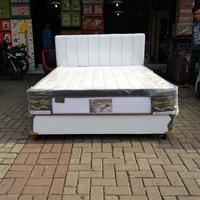 Gambar Kasur Spring Bed Superkoil Plus Top+ Divan ukuran 160 1 Set dari lini mebel Kota Tangerang Selatan 1 Tokopedia