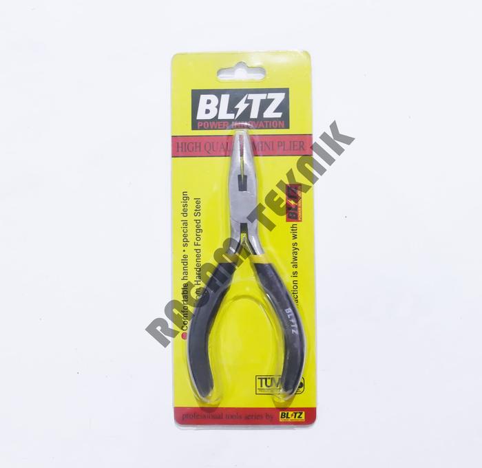 Gambar Tang mini kombinasi lancip plier Blitz 4.5 inch dari ragam teknik Kota Bandung Tokopedia