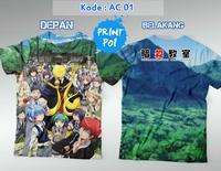 Gambar Assassination Classroom All Group - Baju FullPrint dari PrintPoi Kota Administrasi Jakarta Barat 1 Tokopedia