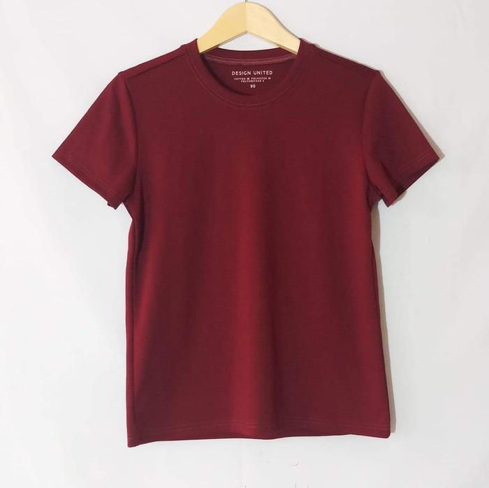 Gambar Kaos Design United Maroon - 0014 dari Raja Murah 001 Kota Bekasi Tokopedia