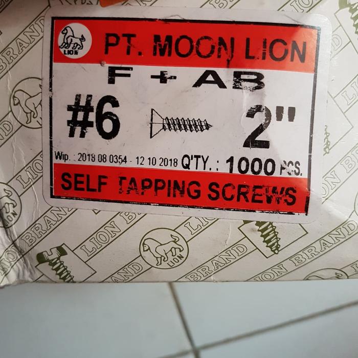 Gambar SEKRUP PLUS 6 X 2 INCH 1kotak isi 1000 pcs 6x2" dari CENTRAL INDAH TEKNIK Kota Administrasi Jakarta Barat Tokopedia
