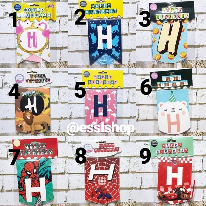 Gambar Bunting Flag Happy Birthday/ Banner Hiasan Ulang Tahun dari ESSLSHOP3 Jakarta Barat Tokopedia