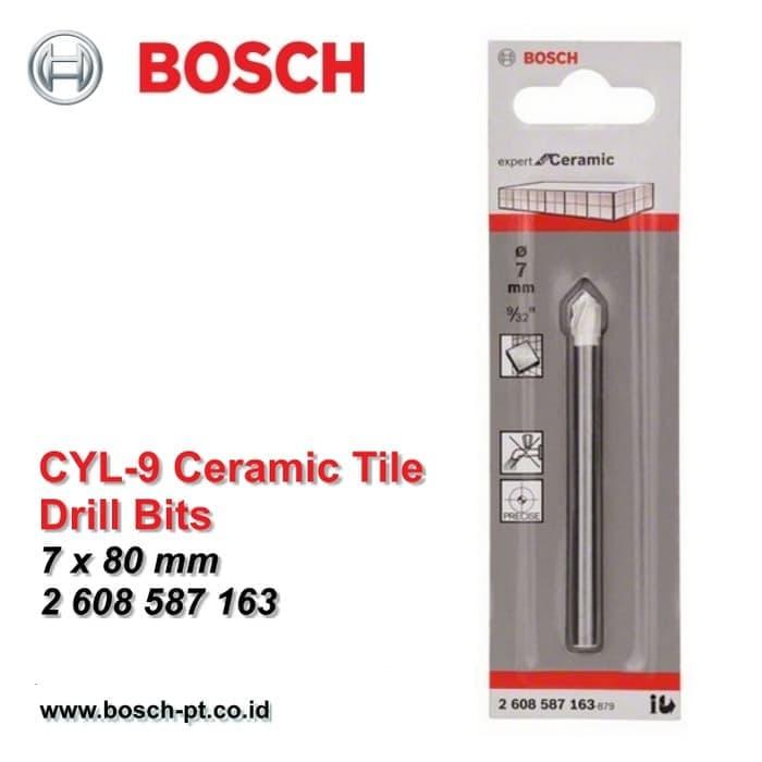 Gambar BOSCH CYL-9 Mata Bor Ubin Keramik 7mm Drill Bits Original dari Bangunan Mart Kota Bandung Tokopedia