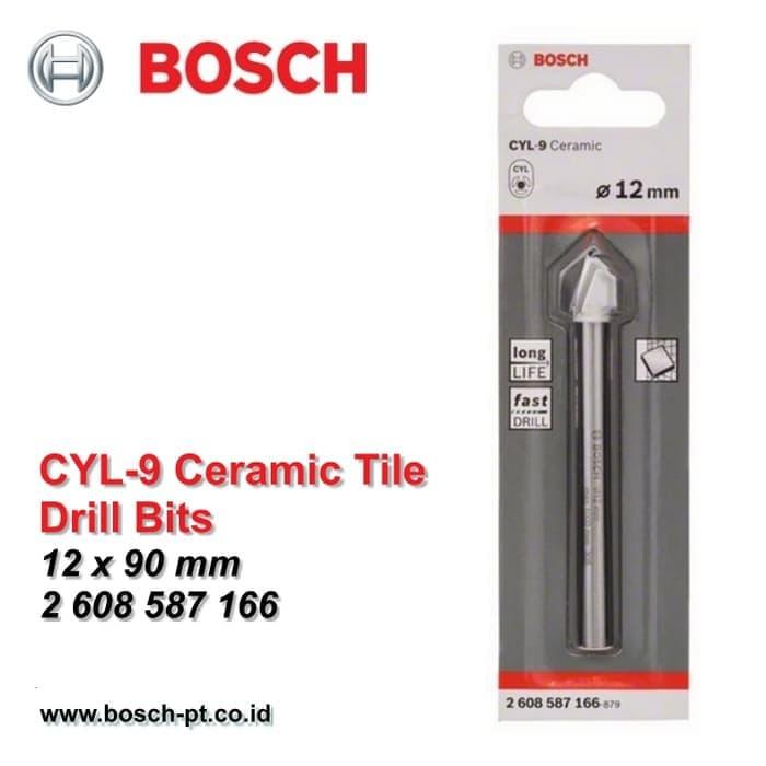 Gambar BOSCH CYL-9 Mata Bor Ubin Keramik 12mm Drill Bits Original dari Bangunan Mart Kota Bandung Tokopedia