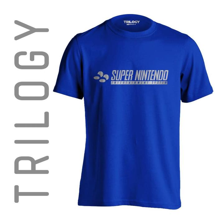 Gambar Kaos Premium Brand TRILOGY Game Super Nintendo Logo Tshirt dari TRILOGY WEAR Kota Administrasi Jakarta Utara Tokopedia