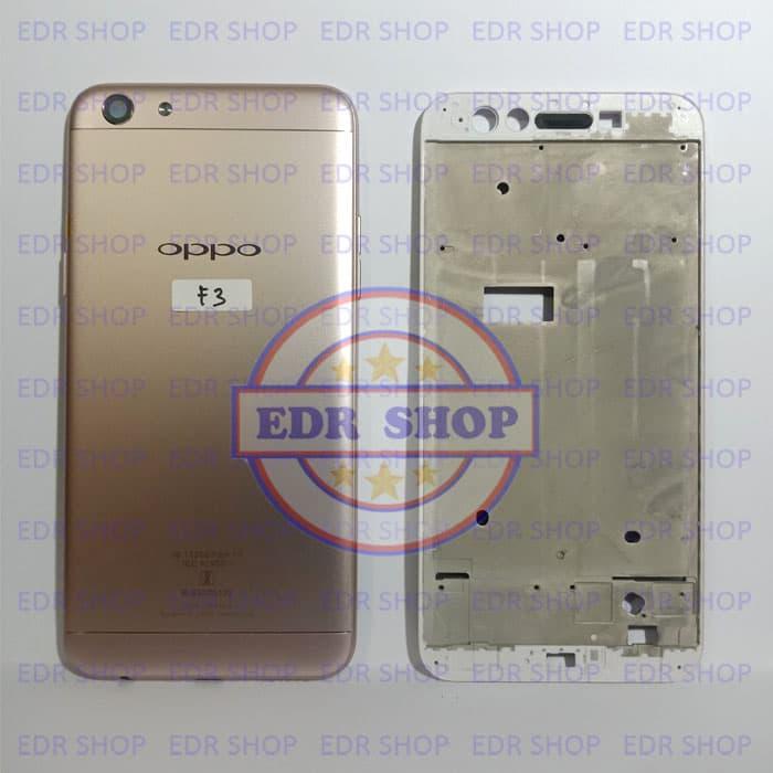 Gambar Casing Oppo F3 F 3 Fullset Housing Kesing Tatakan Lcd Mesin Ori Gold dari EDR SHOP . Kota Administrasi Jakarta Pusat Tokopedia