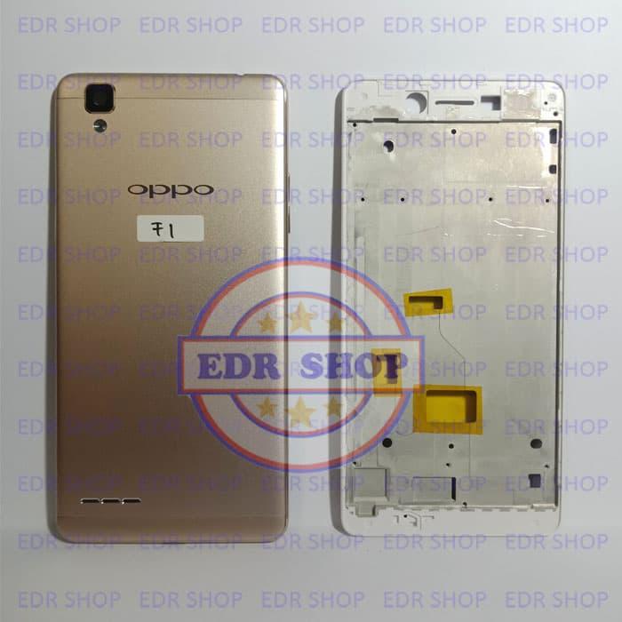 Gambar Casing Oppo F1 A35 Fullset Housing Kesing Tatakan Lcd Mesin Ori Gold dari EDR SHOP . Kota Administrasi Jakarta Pusat Tokopedia