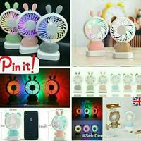 Gambar Kipas Angin kelinci Thin fan Mini Long Rabbit lampu rainbow fan dari silvia cell surabaya Kota Surabaya 1 Tokopedia