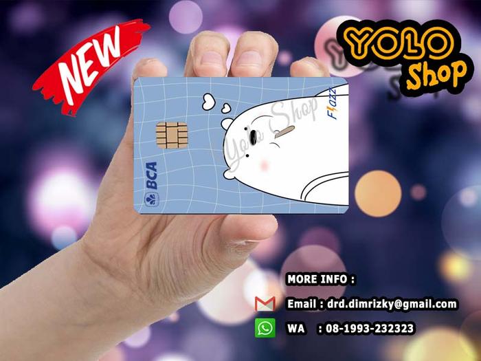 Gambar CUSTOM KARTU BCA FLAZZ CARD - WE BARE BEAR ICE BEAR 3 dari Pebblo Space Kota Administrasi Jakarta Timur Tokopedia