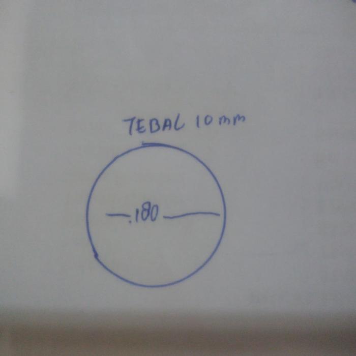 Gambar PLAT BESI SS400 uk. 10 mm x Dia. 180 mm (bulat) dari MEGA AGUNG PERKASA_NEW Kota Administrasi Jakarta Utara Tokopedia
