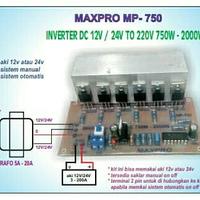 Gambar kit inverter dc 12v atau 24v to ac 220v maxpro mp 750 dari maxpro_NEW Kota Surabaya 2 Tokopedia