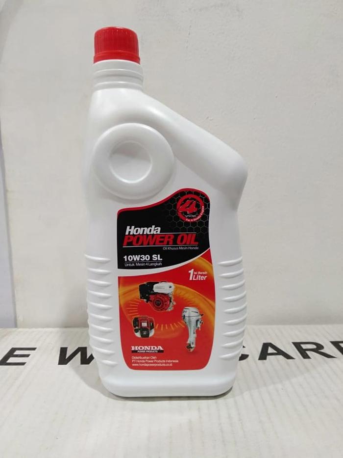 Gambar Oli Honda 1 Liter - 4 Tak 10W30 SL dari mesinmesinid Kota Administrasi Jakarta Barat Tokopedia