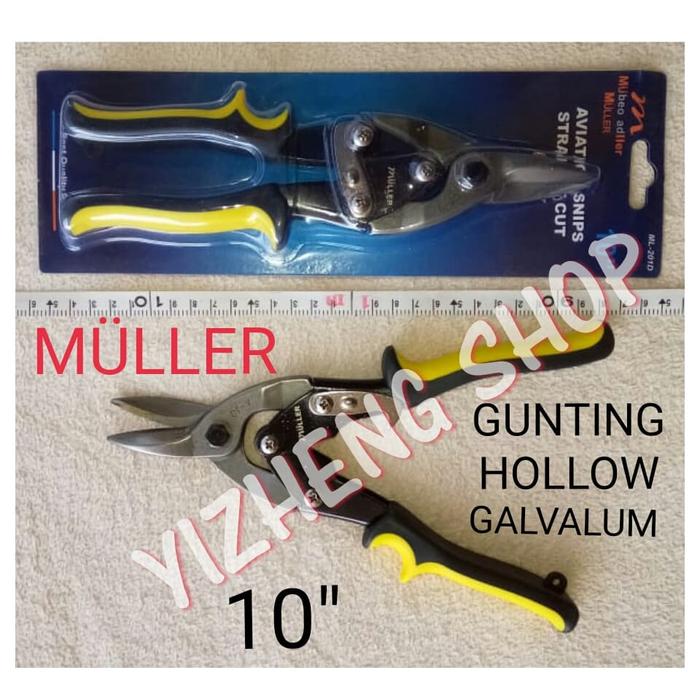 Gambar GUNTING HOLLOW GALVALUM MULLER 10 IN dari YIZHENG SHOP Kab. Sidoarjo Tokopedia