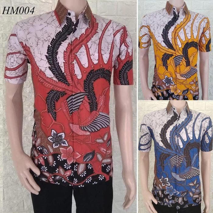 Gambar Batik Pria Kemeja 004 Hem Batik Pekalongan dari Kios-batik Kota Pekalongan Tokopedia