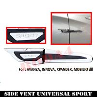 Gambar Side Vent Air Flow Universal SPORT Chrome Kombinasi Hitam dari Roda4 Kota Administrasi Jakarta Barat 1 Tokopedia