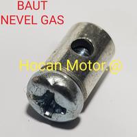 Gambar BAUT NEPEL NEVEL GAS BEST QUALITY SEMUA MOTOR dari hocan mtr Kota Administrasi Jakarta Barat 1 Tokopedia