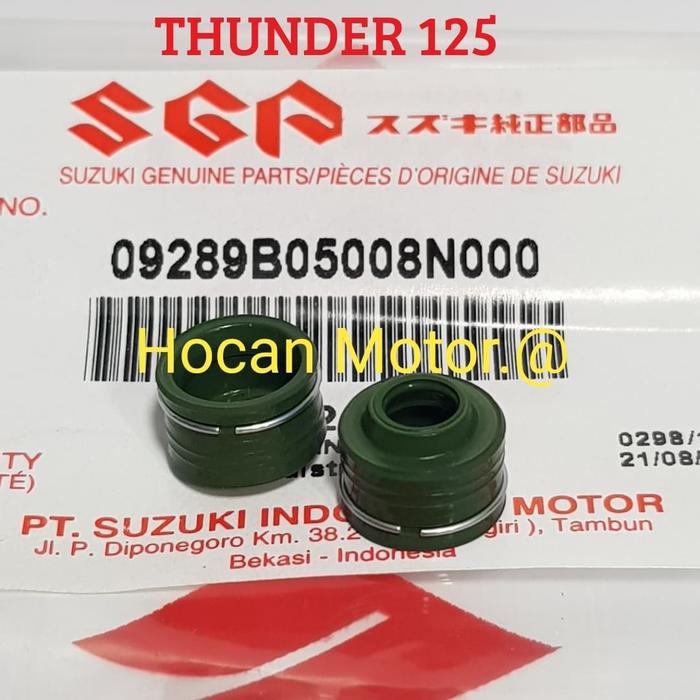 Gambar SEAL SIL KLEP THUNDER 125 LAMA THUNDER 125 NEW ASLI SGP dari hocan mtr Kota Administrasi Jakarta Barat Tokopedia
