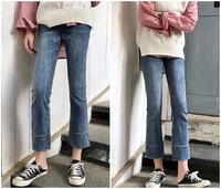 Gambar Celana Panjang Denim Jeans Wanita Korea Import Crop Pants AB535803 dari Amelie Butik Wholesale Kota Administrasi Jakarta Barat 2 Tokopedia