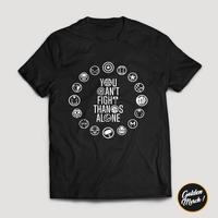 Gambar Kaos Marvel Avengers - You Cant Fight Thanos Alone (2) dari goldenmerch_id Kab. Tangerang 1 Tokopedia