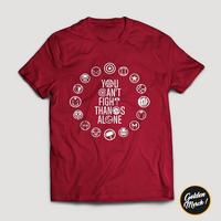 Gambar Kaos Marvel Avengers - You Cant Fight Thanos Alone (2) dari goldenmerch_id Kab. Tangerang 3 Tokopedia