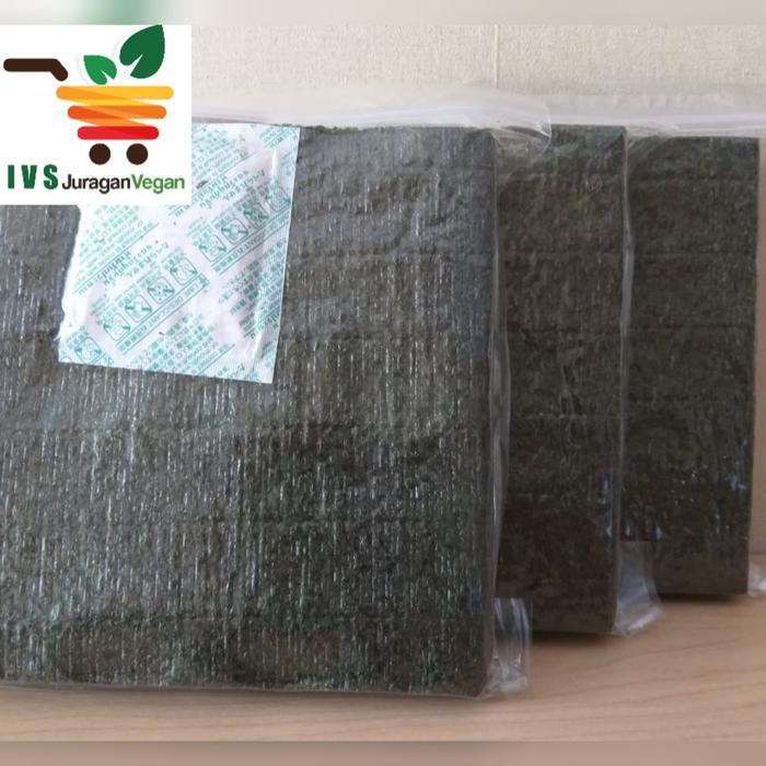 Gambar Sushii Nori MSY (50 lembar) Rumput Laut Lembaran dari IVS Juragan Vegan Jakarta Barat Tokopedia