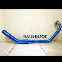 Gambar leher knalpot vixion bluemoon nvl nva vixion old r15 lama satria fu mx dari RJF RACING MUFFLER Kab. Wonogiri 2 Tokopedia