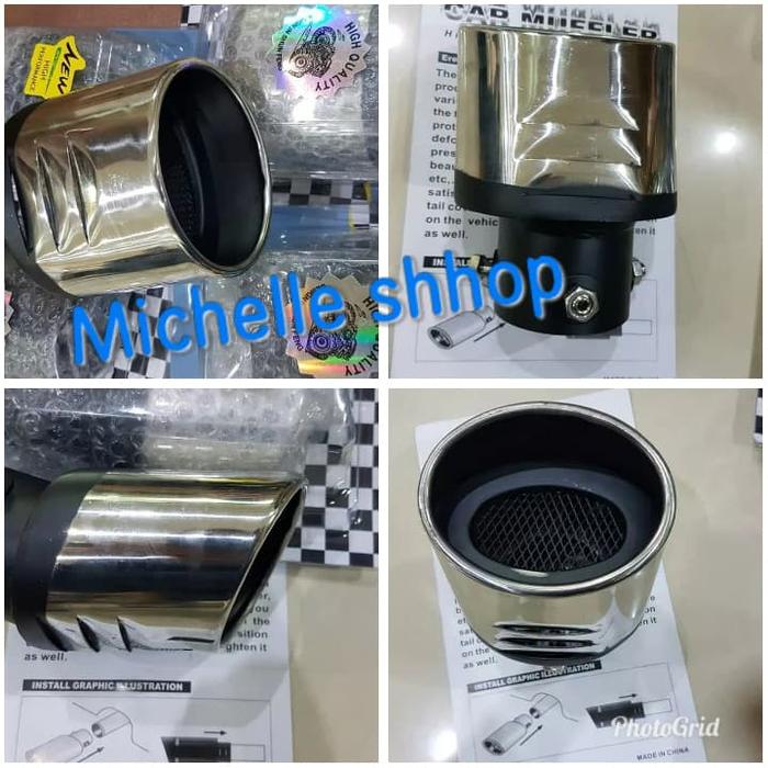 Gambar muffler / buntut knalpot racing jaring mobil mobilio dari sensen variasi mobil Kota Administrasi Jakarta Barat Tokopedia