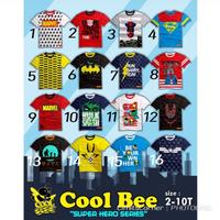 Gambar Kaos Anak Laki Laki Coolbee Hero Series / Atasan Anak Laki laki dari Fortuna Abrar Kab. Bekasi 1 Tokopedia