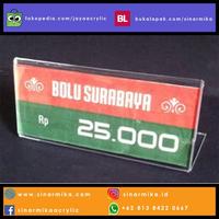 Gambar Display Menu Harga Untuk Cafe Restauran Bahan Akrilik Murah dari sinarmika Kota Tangerang Selatan 2 Tokopedia