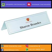 Gambar Desk Name atau Penanda Nama Meja Untuk Acara Meeting Hotel Restauran dari sinarmika Kota Tangerang Selatan 1 Tokopedia