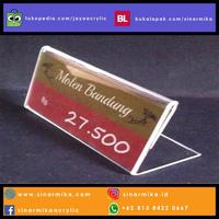 Gambar Display Menu Harga Untuk Cafe Restauran Bahan Akrilik Murah dari sinarmika Kota Tangerang Selatan 3 Tokopedia
