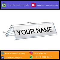 Gambar Desk Name atau Penanda Nama Meja Untuk Acara Meeting Hotel Restauran dari sinarmika Kota Tangerang Selatan 2 Tokopedia