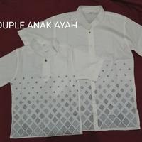 Gambar Baju koko couple anak ayah bordir ketupat bintang dari Netz Store Kab. Bandung 1 Tokopedia