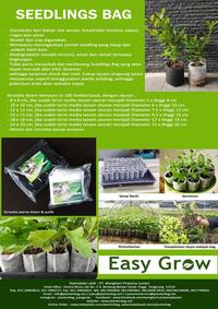 Gambar Seedling Bag Easy Grow Putih - 18 x 18 cm dari Easy Grow_NEW Kab. Gunungkidul 5 Tokopedia