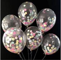 Gambar Balon Latex Transparan Isi Confetti Motif POlkadot Balon Hias - AHM149 dari Toko49 Jakarta Utara 2 Tokopedia