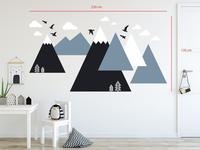 Gambar Satu Mata Homedecor Wall Sticker Scandinavian 240 x 120 cm Hiasan Dinding Dekorasi Rumah Gunung Awan Burung Premium Indoor Sticker Laminasi Dof dari Satu Mata Home Decor & Hobbies Kota Bandung 2 Tokopedia
