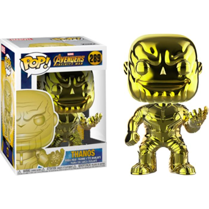 Gambar Funko POP! Marvel Avengers Infinity War Thanos Yellow Chrome EXCLUSIVE dari POPCionardes Funko Kota Administrasi Jakarta Utara Tokopedia