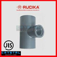 Gambar TEE DRAT DALAM RUCIKA ¾" inch AW PVC / Faucet Tee / TDD / T / Te 3/4" dari Crystal Supplier Kota Semarang 2 Tokopedia