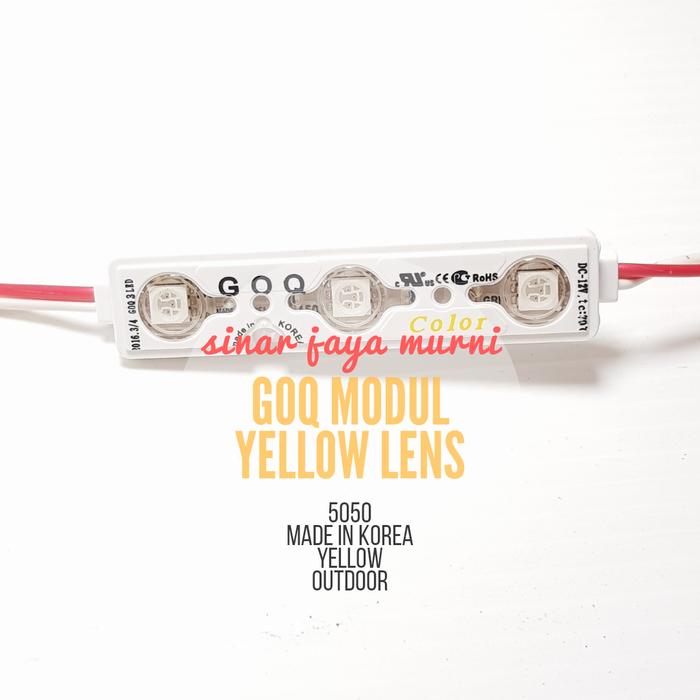 Gambar GOQ LED lensa Modul Outdoor IP68 neon box Kuning 5050 dari Sinar Jaya Murni Kab. Sidoarjo Tokopedia