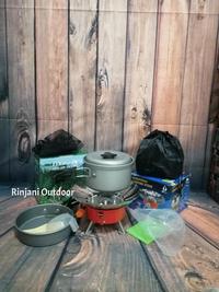 Gambar Paket alat masak cooking set nesting DS 200 & kompor windproof kembang dari Oceans Clothing Kota Semarang 2 Tokopedia