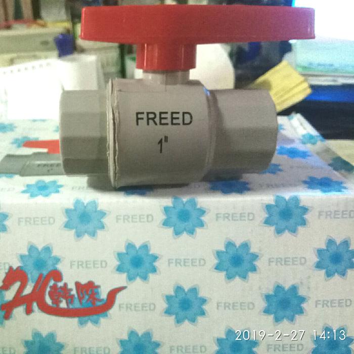 Gambar ball valve/ stop kran pegangan pvc 1/2" dari MJM BEARING Kota Surabaya Tokopedia