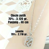 Gambar Kalung & Liontin Emas / Mas Putih 75% Berat 5.830 Gr Panjang 46Cm.. dari Toko Mas Mulia Telukgong Kota Administrasi Jakarta Barat 1 Tokopedia