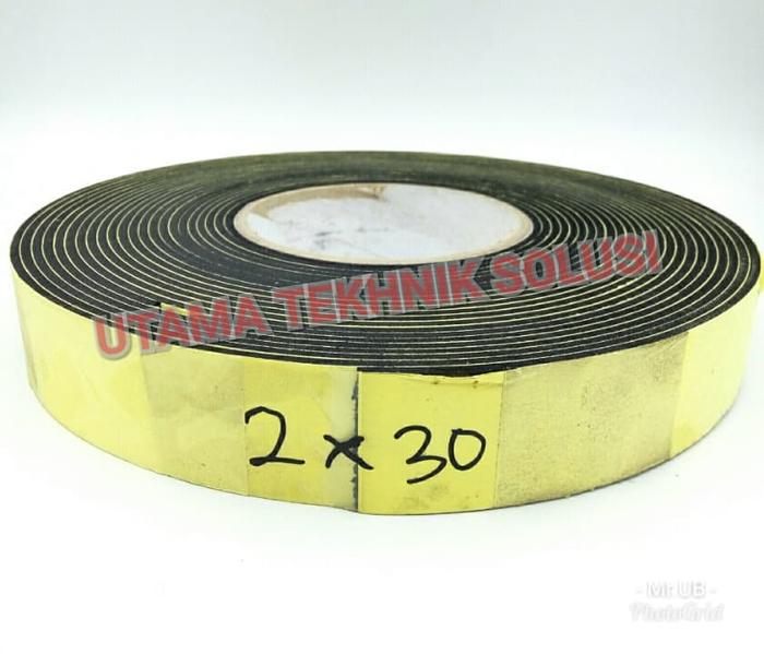 Gambar Aerotape Single Foam 1 in Sponge Sticker uk. 2mm x 30mm x 10Mtr dari TRIPILAR PANELINDO Kab. Tangerang Tokopedia