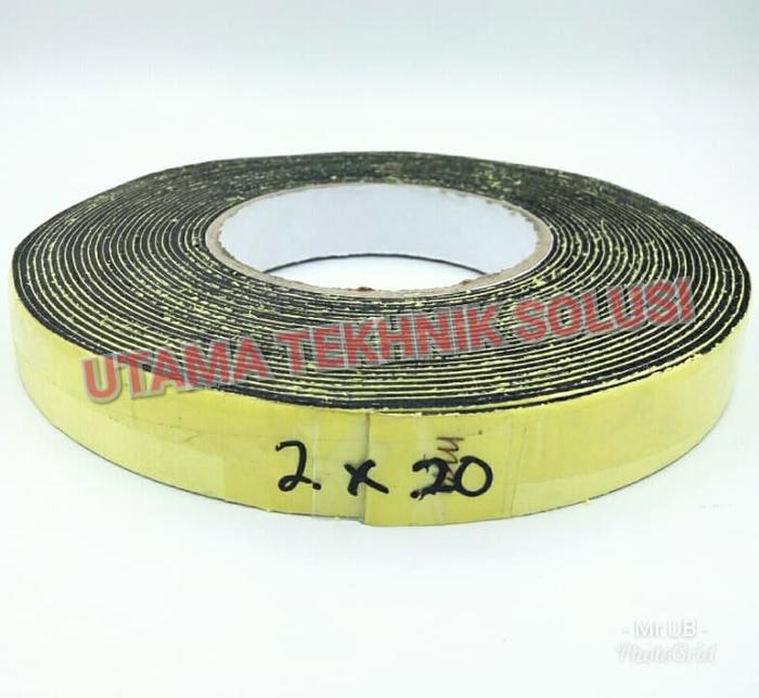 Gambar Aerotape Single Foam 1 in Sponge Sticker uk. 2mm x 20mm x 10Mtr dari TRIPILAR PANELINDO Kab. Tangerang Tokopedia