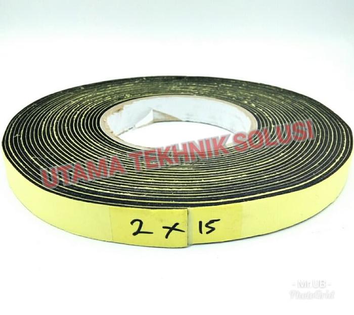 Gambar Aerotape Single Foam 1 in Sponge Sticker uk. 2mm x 15mm x 10Mtr dari TRIPILAR PANELINDO Kab. Tangerang Tokopedia