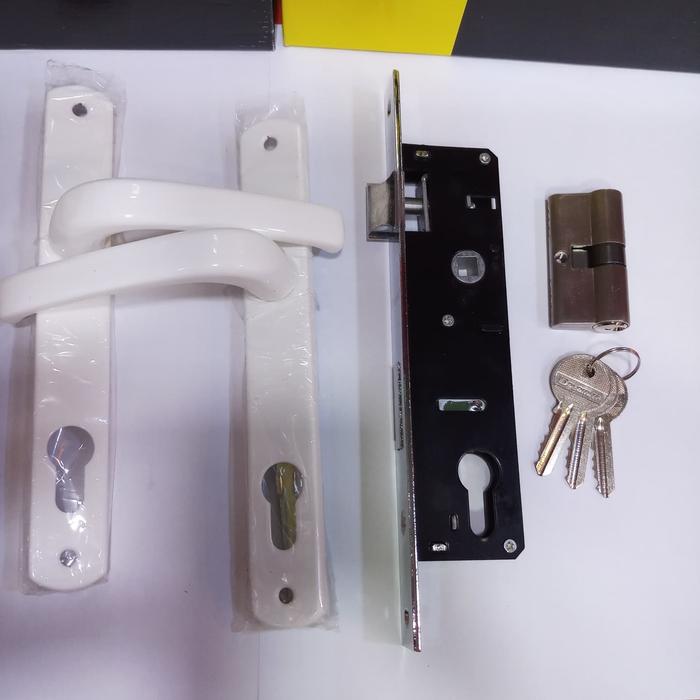 Gambar PAKET HANDLE KUNCI PINTU ALUMUNIUM RUMAH MURAH KOMPLIT SET BODY KUNCI dari DOLOMITE KUNCI CAHAYA SUKSES Kota Administrasi Jakarta Selatan Tokopedia