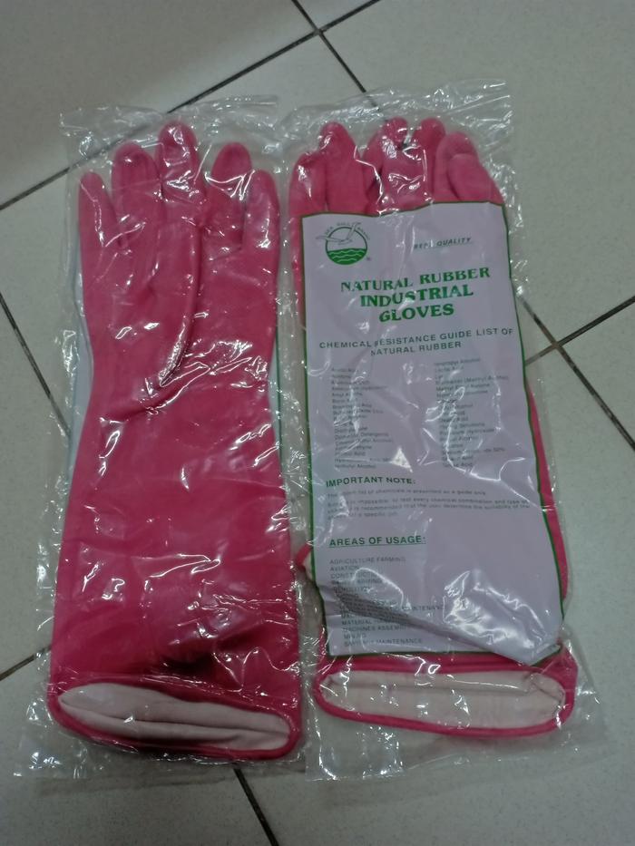 Gambar Sarung Tangan Karet / Rubber Seagull 16inch dari Excellent Safety Kota Administrasi Jakarta Utara Tokopedia