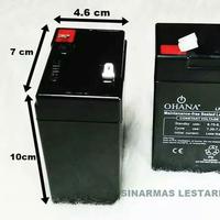 Gambar Bateray Accu OHANA 6Volt/ 6v-4.0Ah Recharger/Original dari thunderking_NEW Kota Administrasi Jakarta Utara 1 Tokopedia